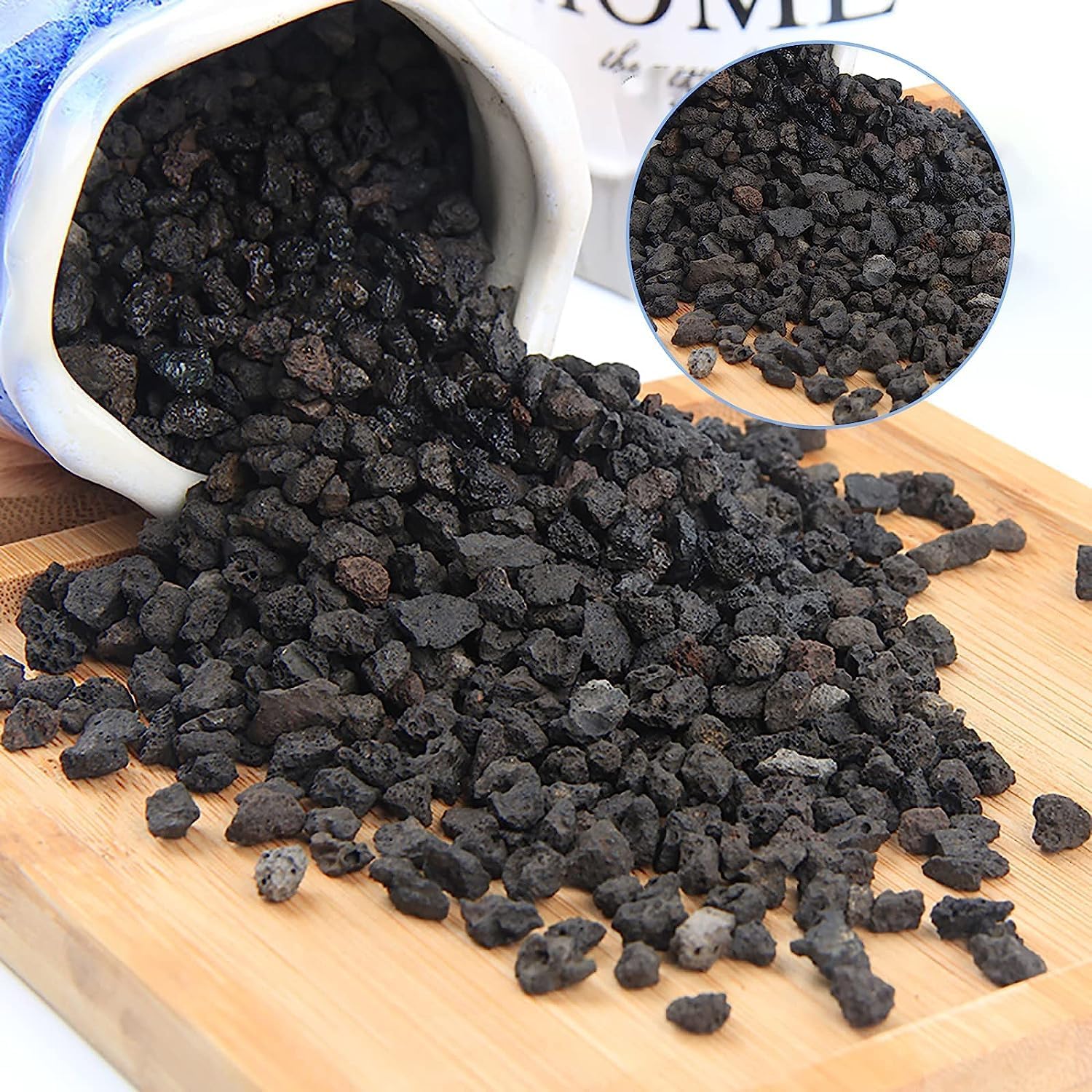VAYINATO Aquatic Remedies Wild Lava Pure Black (1Kg) | Special Edition Black Volcano Gravel for Planted Aquarium, Aquascaping & Garden Plants | Natural Porous Lava Substrate for Fish & Shrimp Tanks 3