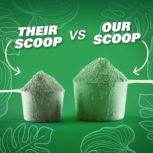 Miniatura 6 de EHPlabs OxyGreens Daily Super Greens Polvo  Polvo de espirulina, superalimento verde con fibra prebiótica, antioxidantes alcalinizantes y bienestar