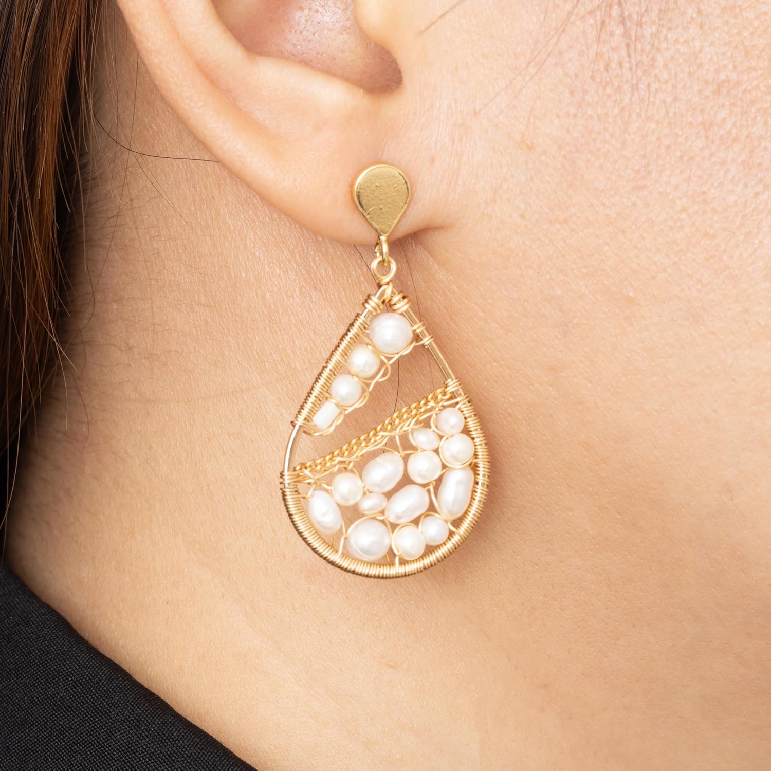 Dangle Bead Earring - Choice of Colors