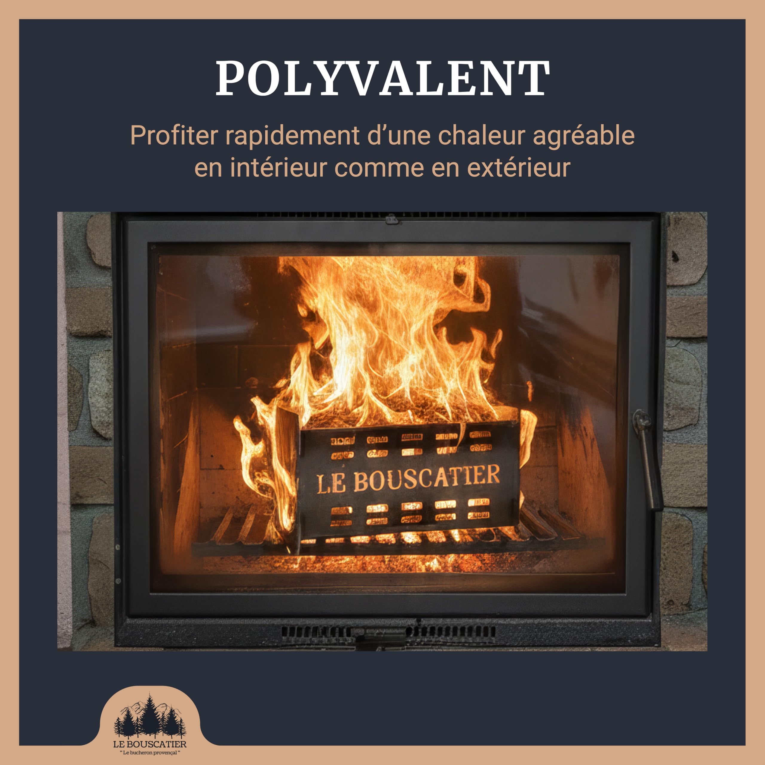 Panier bruleur à Granulés pour Poêle, Insert et cheminée en Acier Haute Résistance 50 cm, Combustion Optimisée, Allumage Facile, Chauffage Économique Fabrication française