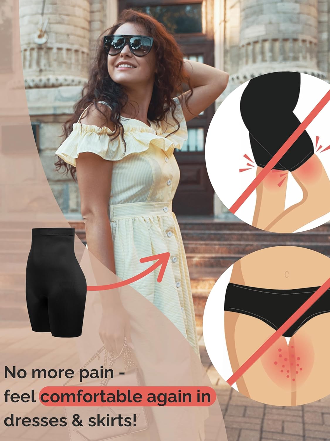 Shaping Shorts Women High Waisted Shapewear Strong Tummy Control Boyshorts - 1300-SS