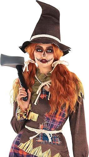 Miniatura 4 de Morph Disfraz de espantapájaros para mujer, talla grande, disfraz de espantapájaros, disfraz de espantapájaros para mujer, disfraz de espantapájaros