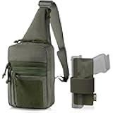 M-Tac CCW Sling Bag for Men & Women - EDC Shoulder Bag Tactical - Crossbody Concealed Carry Bag - Mens Chest Pack