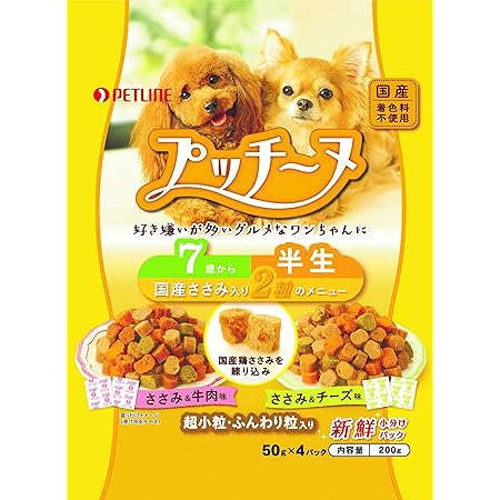 Amazon Co Jp いぬのしあわせ プッチーヌ 超小型犬専用7歳からの高齢犬用 セミモイスト 0g ペット用品