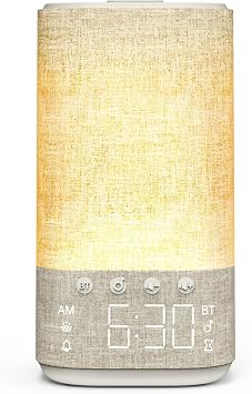 Sunrise Alarm Clock Sound Machine for Bedroom Natural Wake Up Light