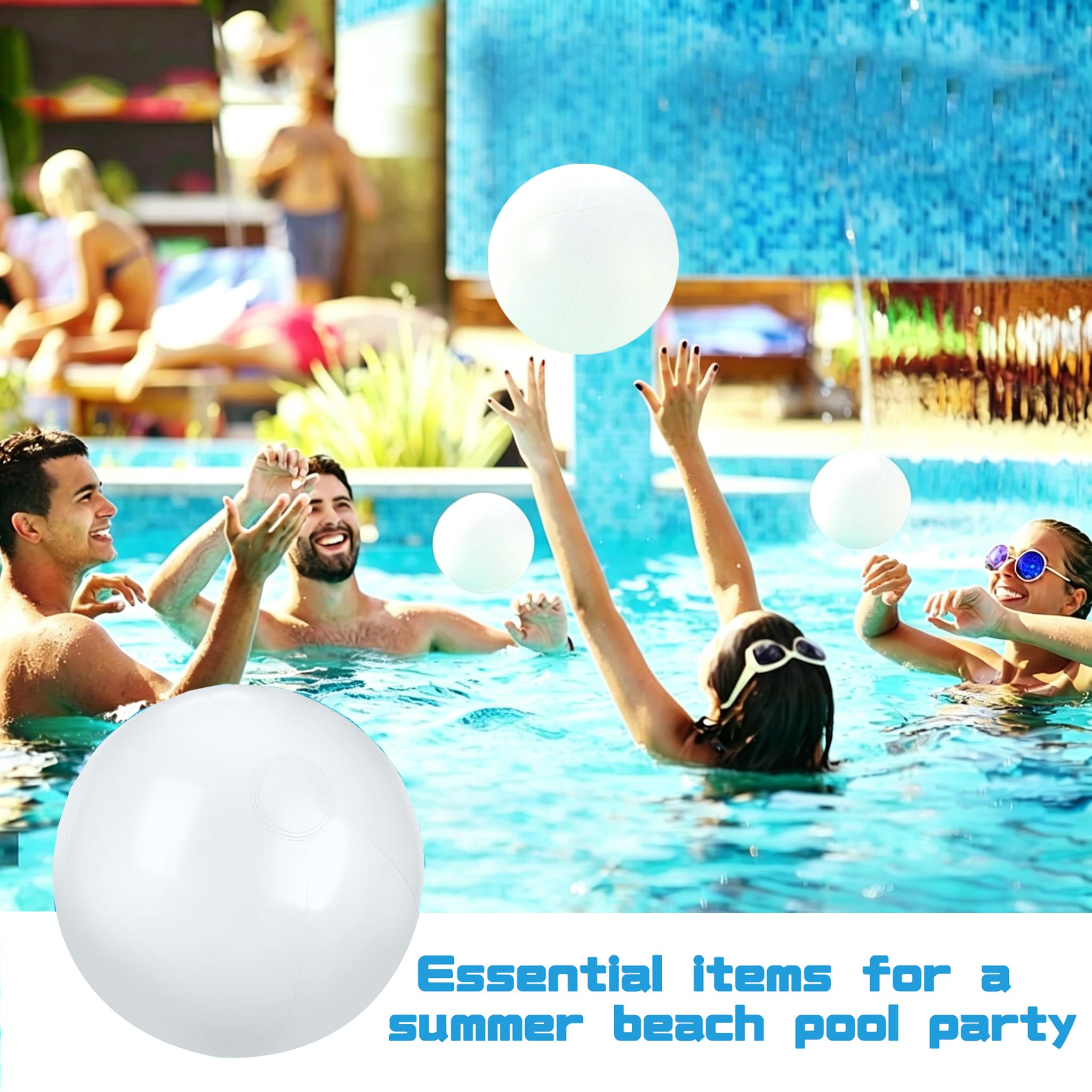 10 Pièces Ballon de Plage Gonflable, 22 cm Ballon Gonflable Piscine, Inflatable Beach Ball, Ballon Piscine Gonflable, d'Été Ballon Gonflable Pisc-ine, Pour Pis-cine, Plage, Activités de Plein Air
