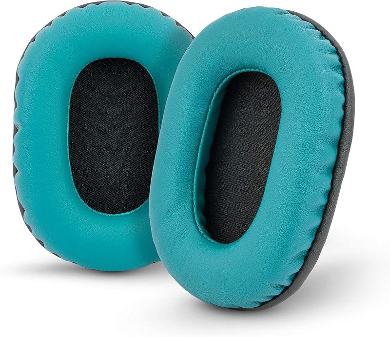 Brainwavz Replacement Earpads for SONY MDR 7506, V6, CD900ST, Memory Foam Ear Pad & Suitable for Other On Ear Headphones, TURQUOISE