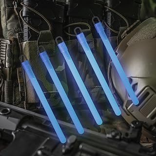 M-Tac 6″ Emergency Glow Sticks – 12 Hour Chem Light Sticks for Camping, Tactical, Safety, Marine & Survival Kits