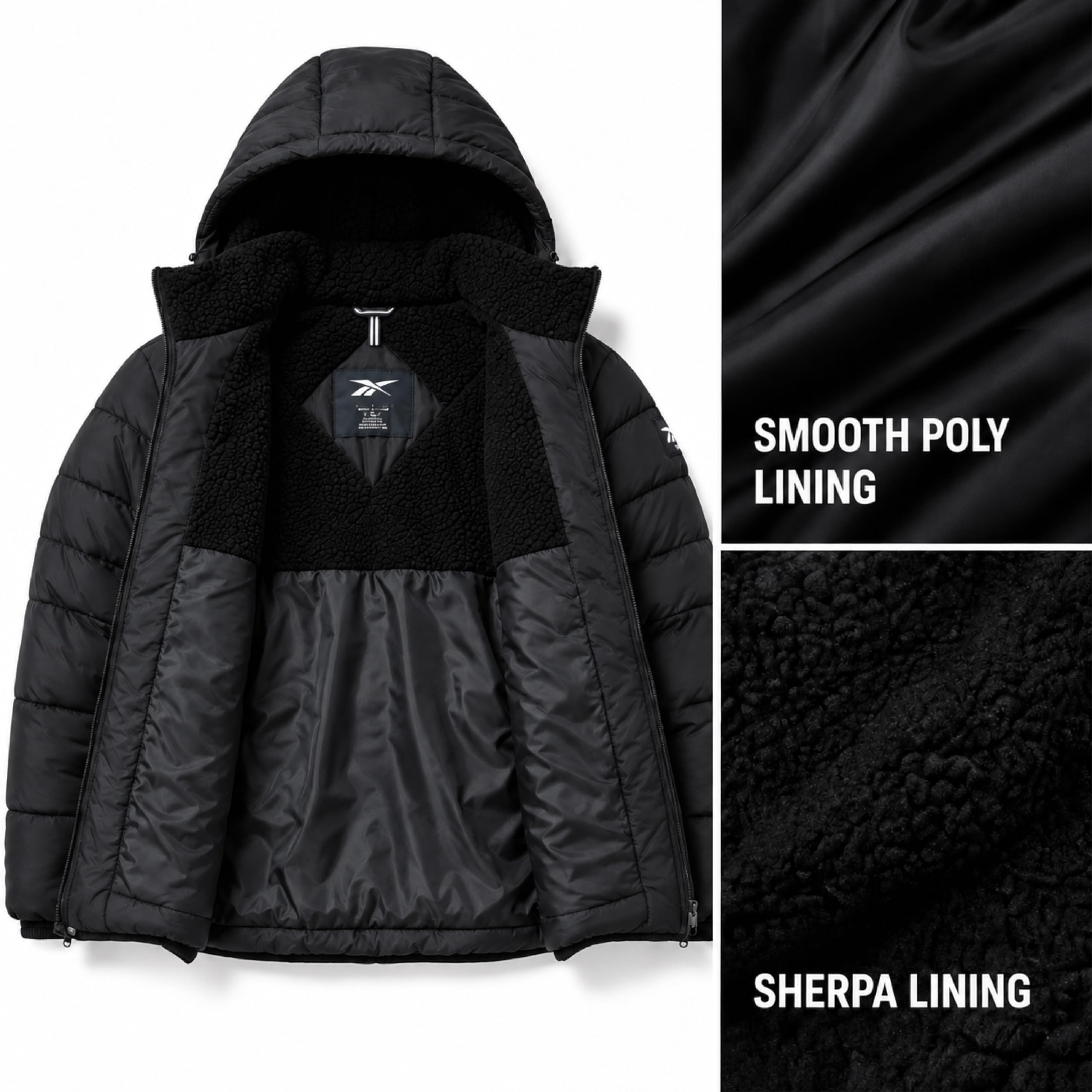 Reebok M Glacier Sherpa Jkt moderno Uomo