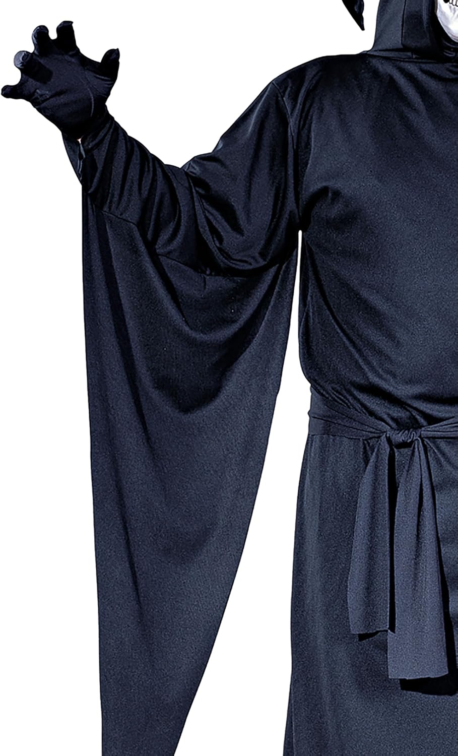 Fun World Men's Adult Plus Size Grim Reaper Costume, Black, Plus Size - Image 5