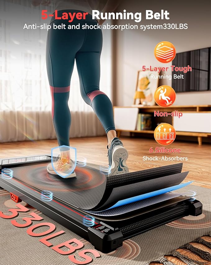 Caminadora Eléctrica con Inclinación 2.5HP Color Negro miniatura 3