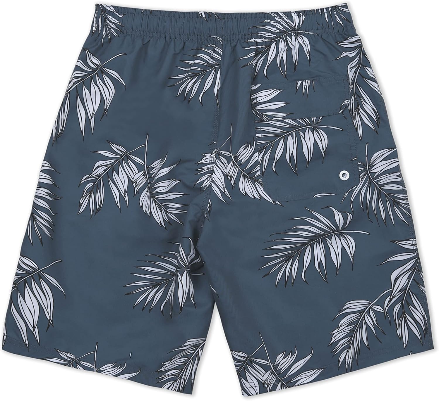 Actleis Mens Swim Trunks Board Shorts Long Quick Dry Swim Shorts with Mesh Lining us-ls17003 Large Botanical Navy