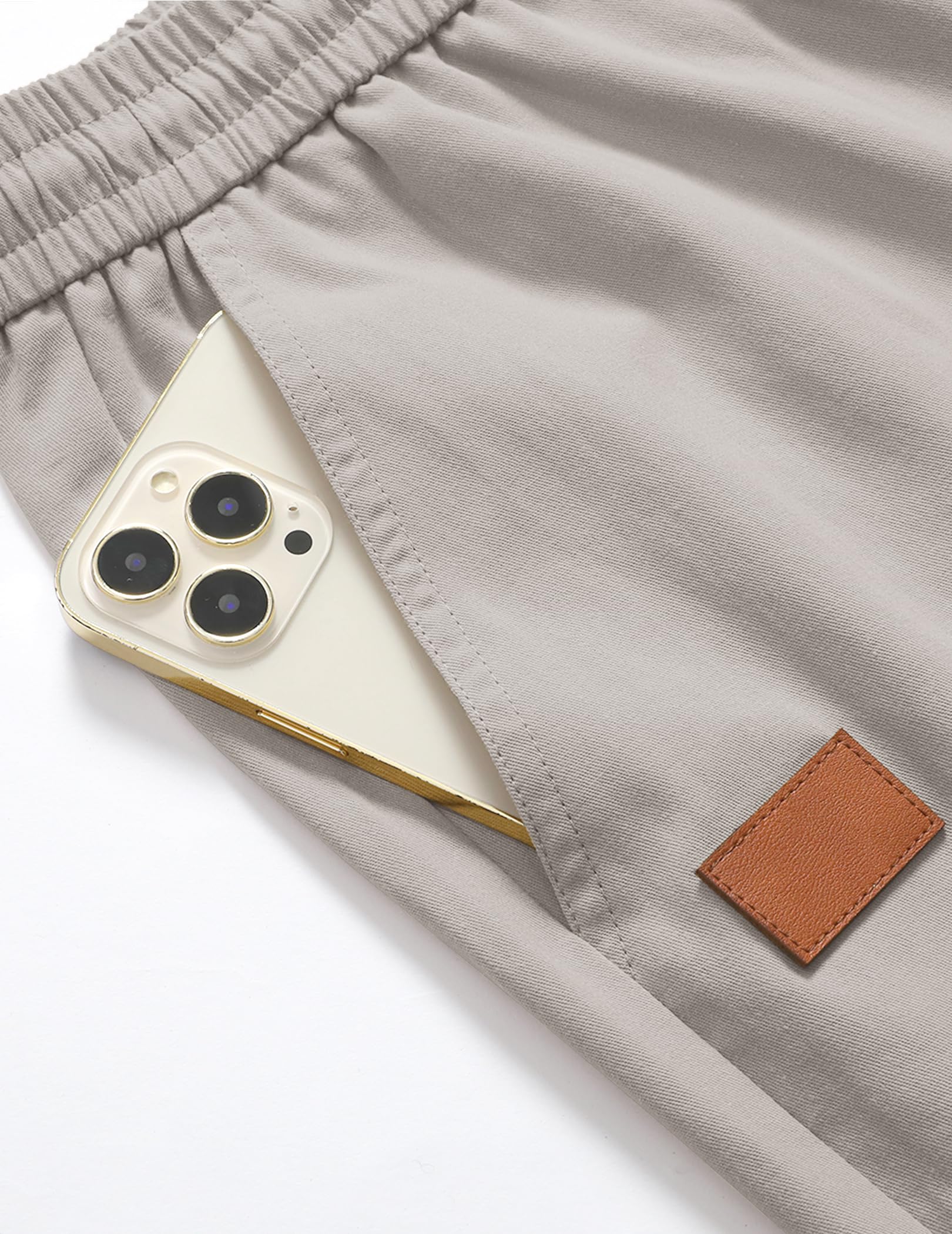 TARAINYA Pantalón Corto Hombre de Algodón Suave con Cordon Ajustable y Bolsillos