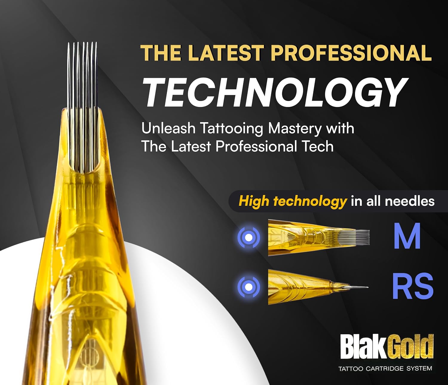 Blakgold - Tatto Cartridge needle - Magnum System - Set of 20 (1023M)