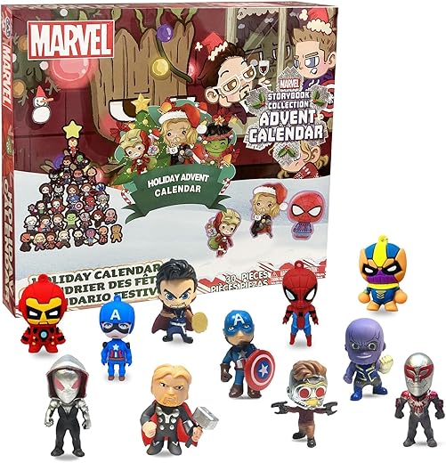 Kids Super Hero Holiday Advent Calendar 2023, 30 Surprise Super Heros Holiday...