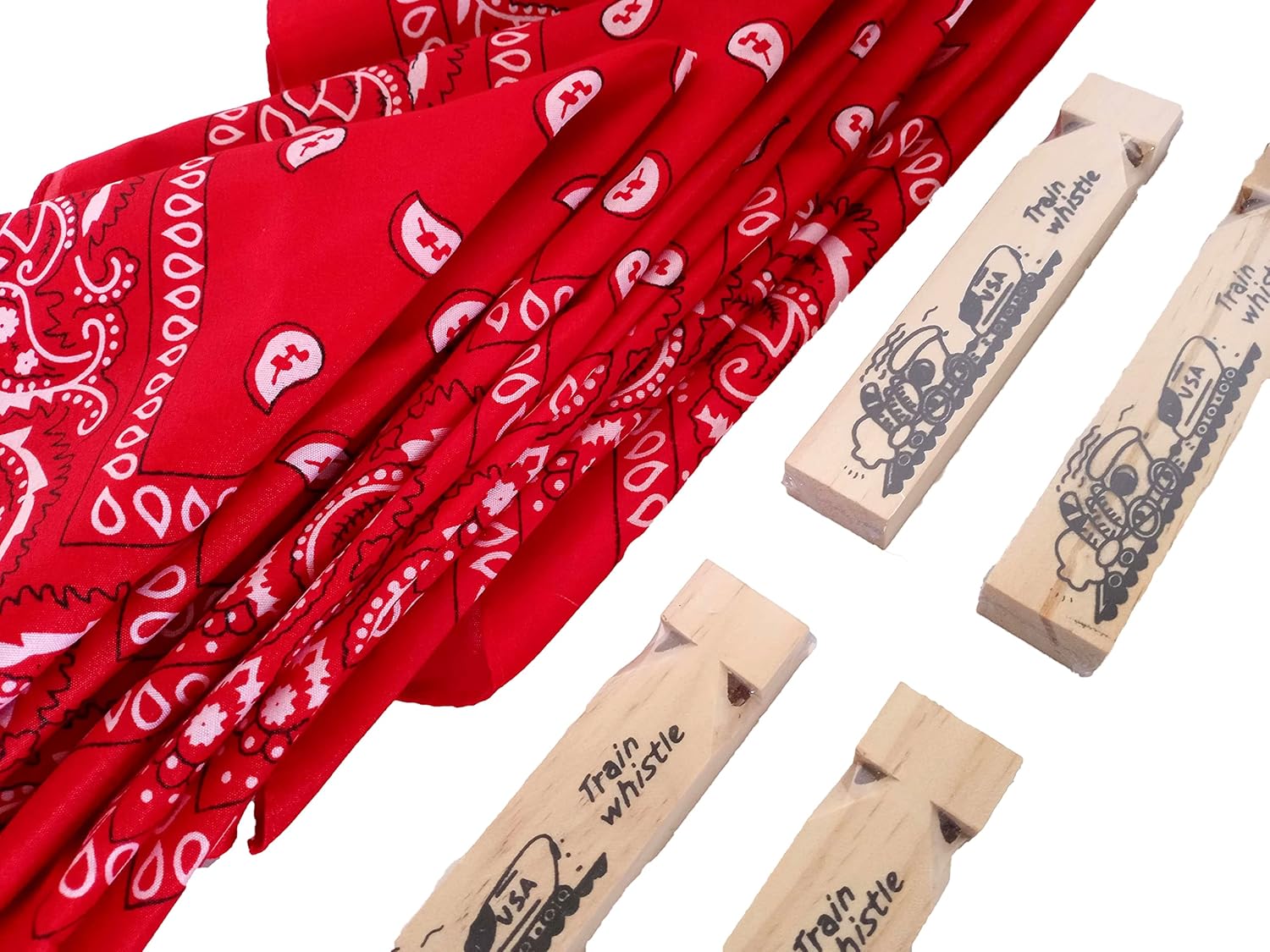 Children's Train Conductor Dress Up Kit - Hat, Whistle, and Bandana