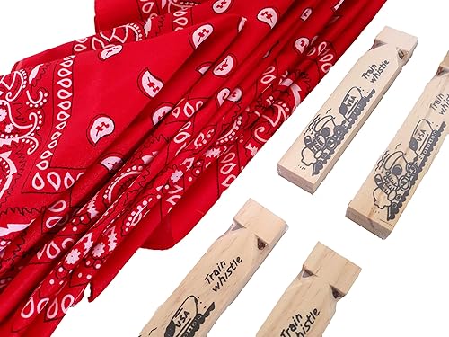 Miniatura 7 de Kit de vestir de conductor de tren para niños - Sombrero, silbato y bandana