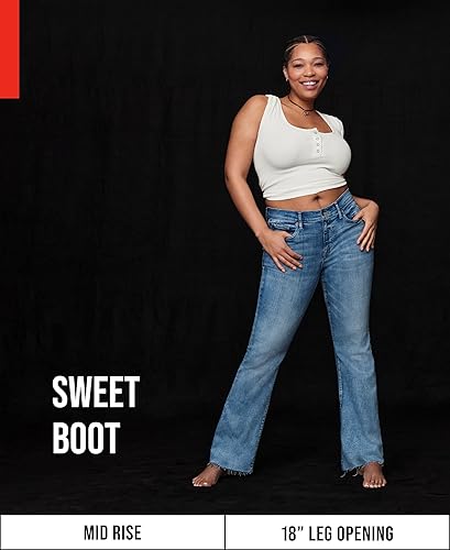 Miniatura 8 de Lucky Brand Jeans de tiro medio Easy Rider Bootcut para mujer