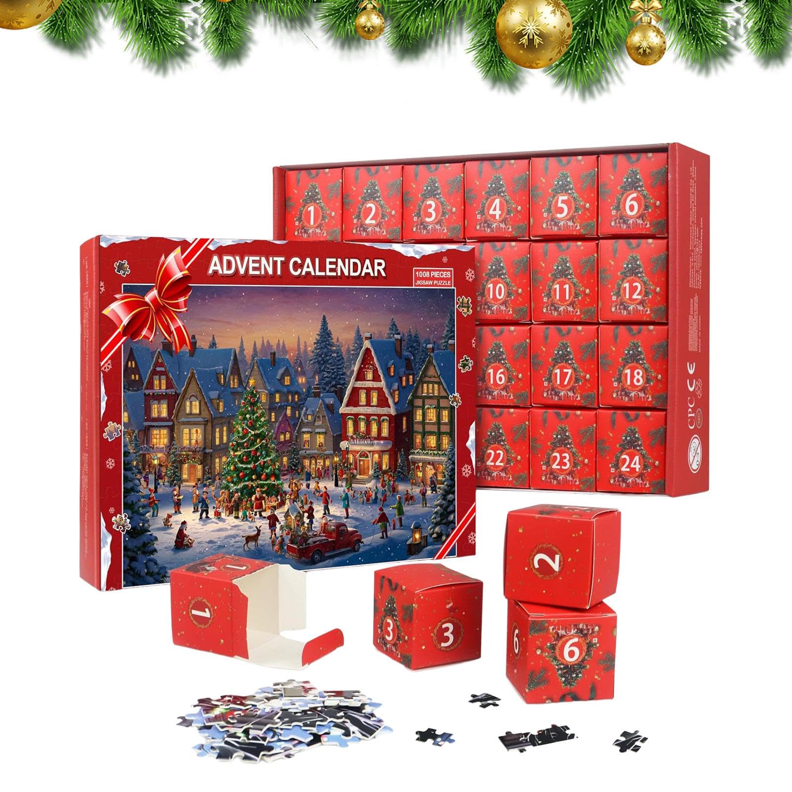 Amazon | クリスマス アドベント カレンダー ジグソーパズル