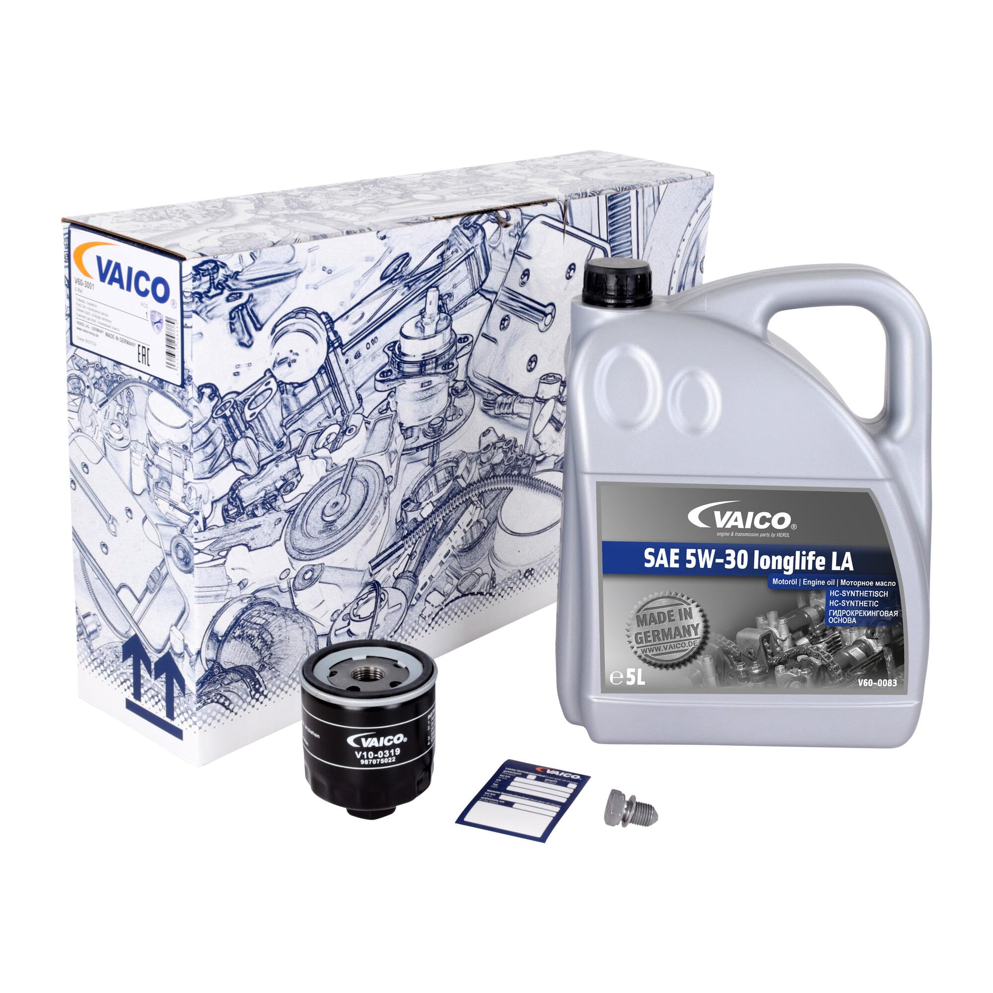 VAICO Kit componenti, Controllo periodico V60-3001 | Compatibile con: AUDI A2, SEAT ALTEA, ALTEA XL, AROSA, CORDOBA, CORDOBA, CORDOBA Vario, IBIZA II, IBIZA III, IBIZA IV