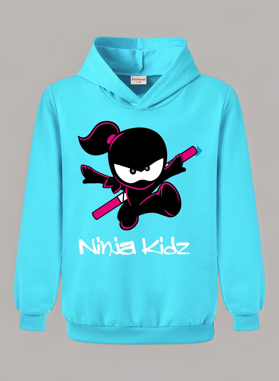 Forlcool Ninja Merch Girls and Boys Printed Sweatshirt Hoodie Kids Casual Jumper Top