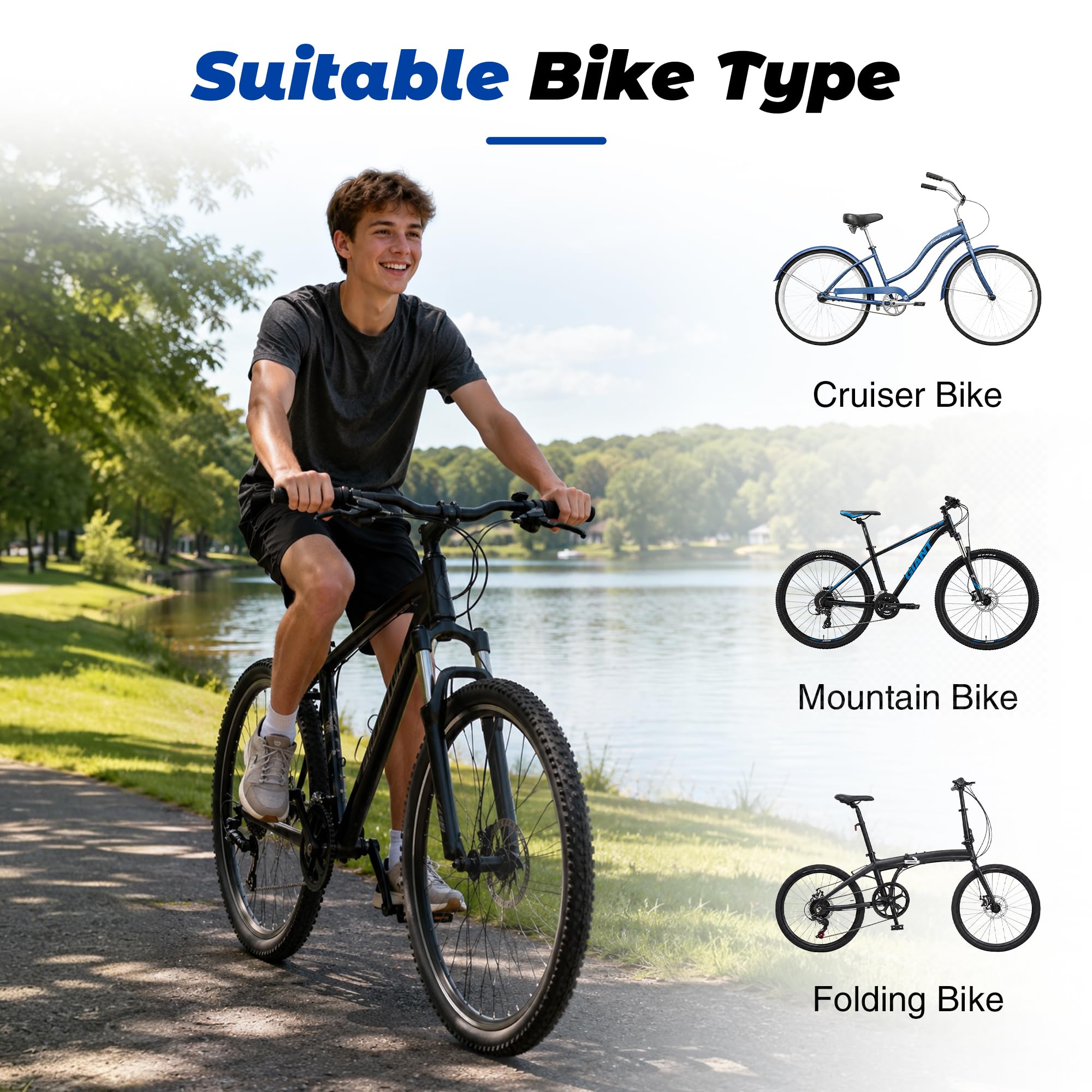 ZUKKA 2-pak opon rowerowych 20/24/26" 1,95 z dętą rowerową 20/24/26" Schrader AV35 mm do rowerów MTB, górskich