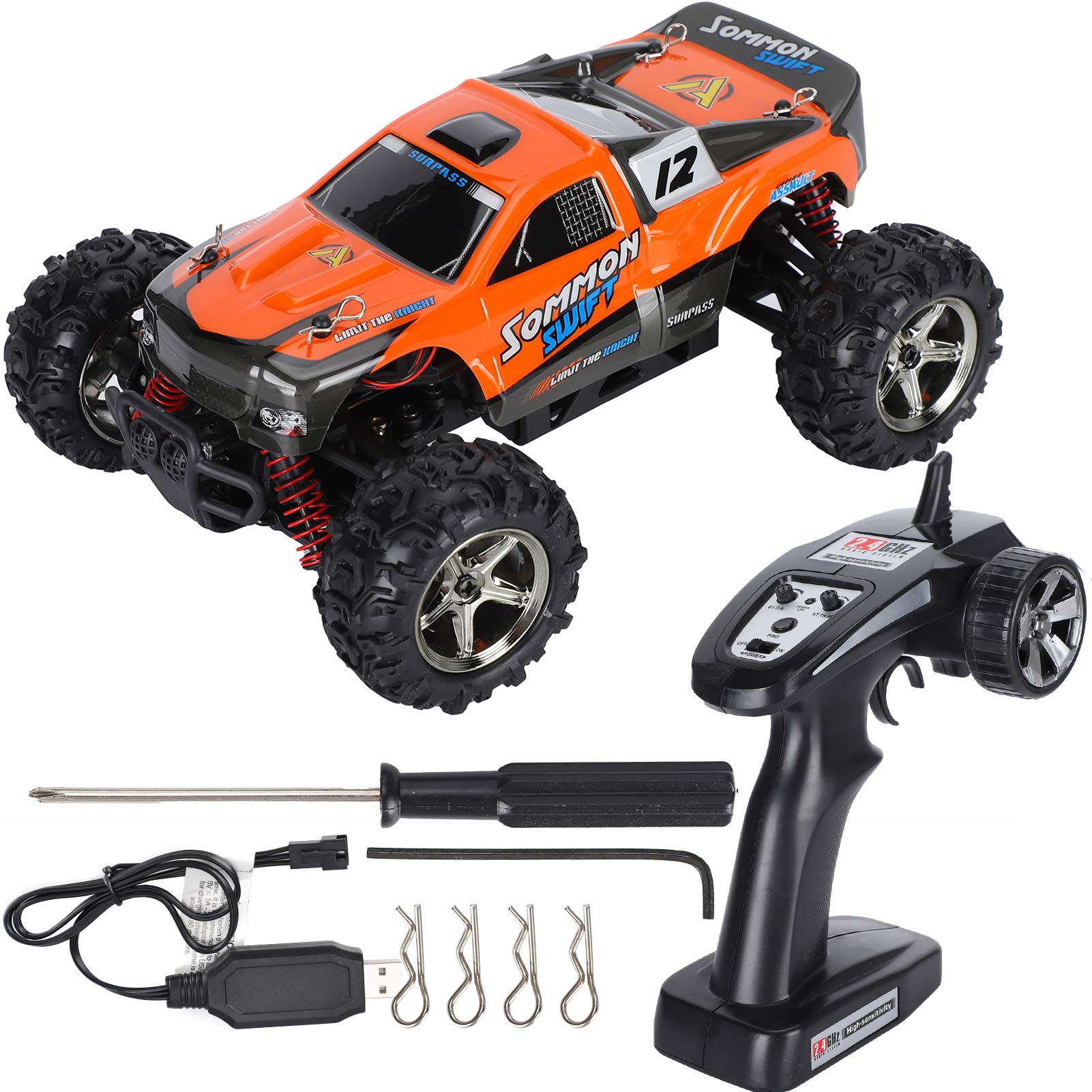 Buy 124 Scale All Terrain RC Car 4WD 40KM/H High Speed Remote Control