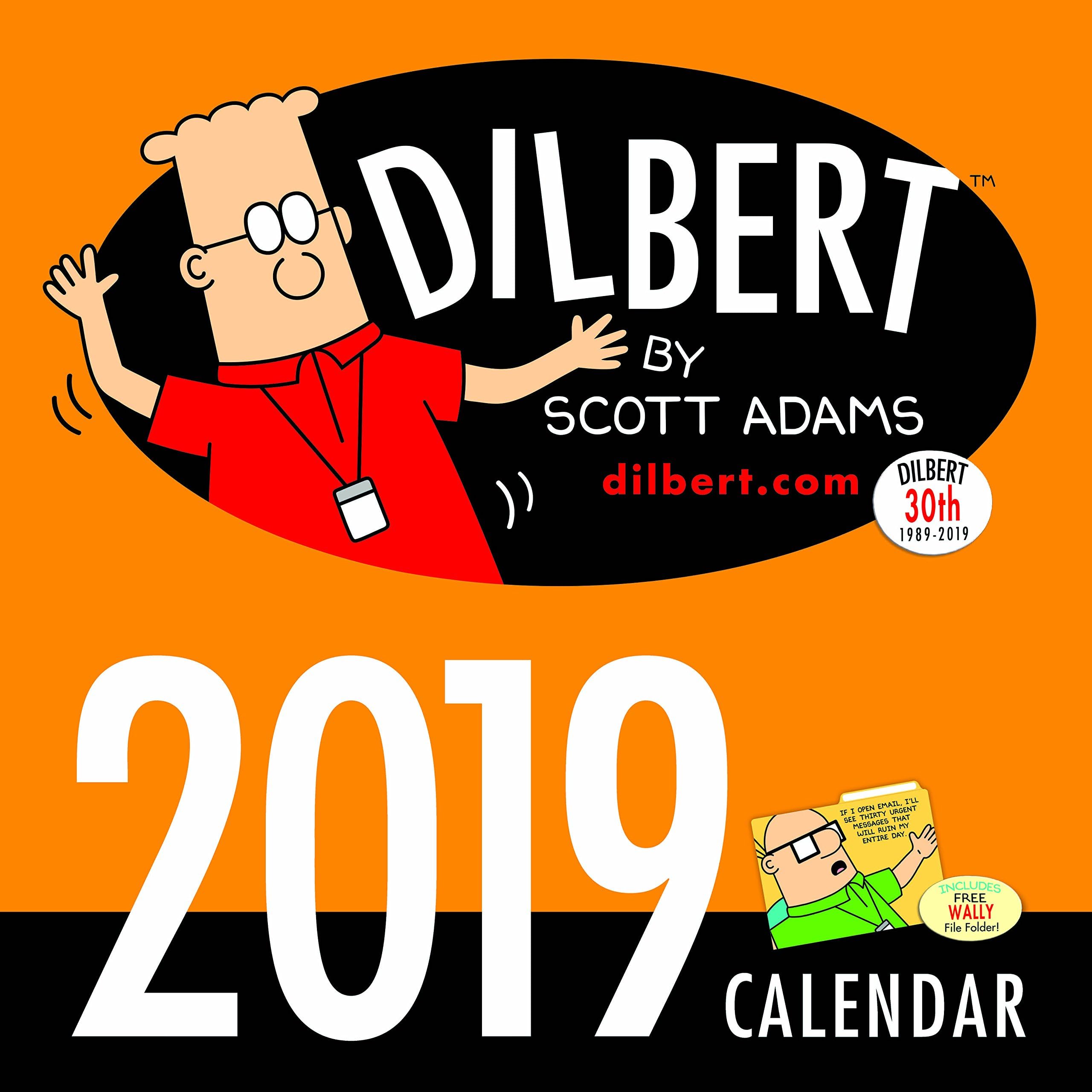 Dilbert 2019 Wall Calendar Calendar – Wall Calendar, June 19, 2018