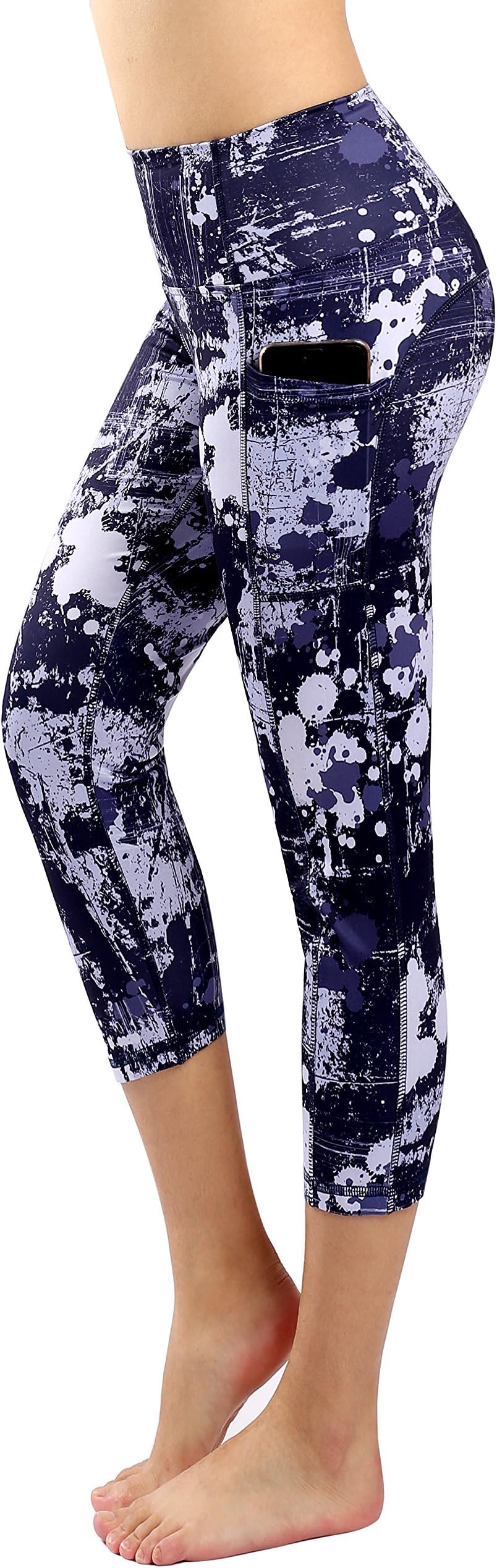 Sugar Pocket Womens Outdoor Capris Fitness Tights Leggings Walking Running Yoga Pants XL