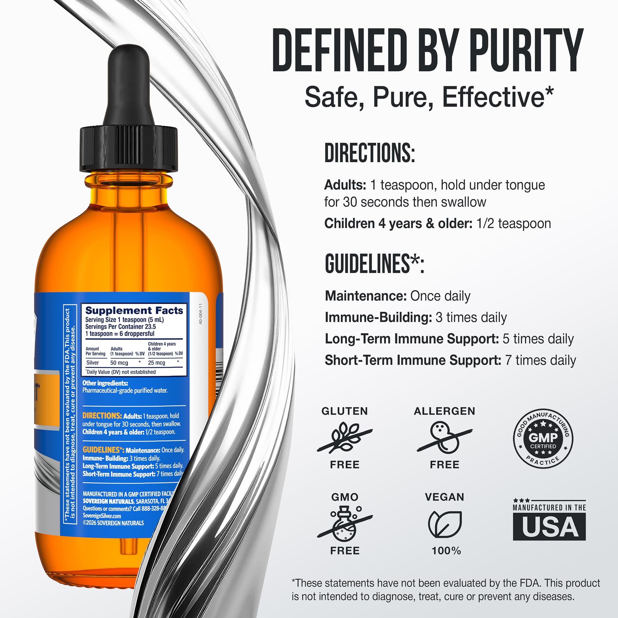 Amazon.com: Sovereign Silver Immune Support - Colloidal Silver