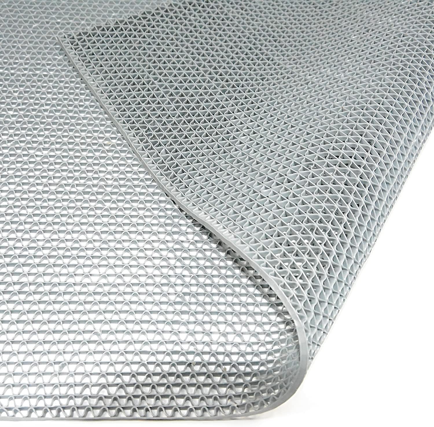 Nisorpa Commercial Drainage Mat 3x10 Ft 0.22'' Thick Non Slip Wet Area Floor Mat Pool Drain Floor Mat Garage Pools Restaurant Bars Bathroom Patio Outdoor Indoor Splash Matting, Grey