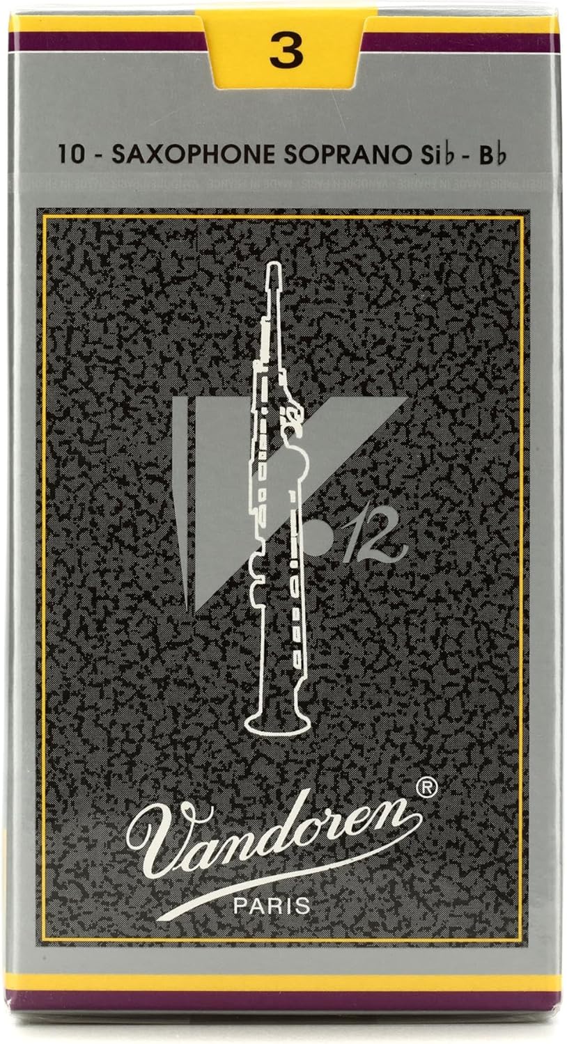 Vandoren SR603 Soprano Sax V.12 Reeds Strength 3; Box of 10