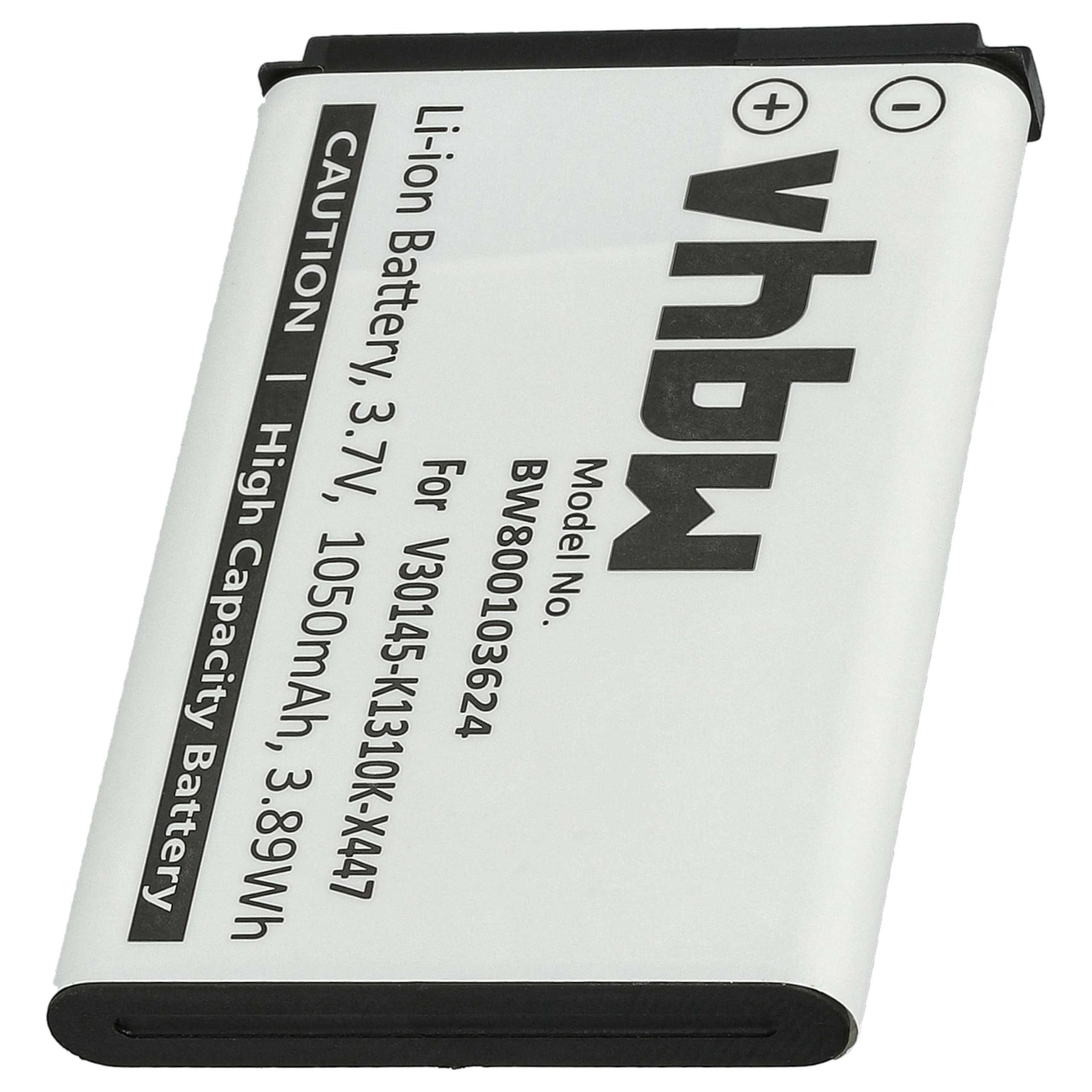 vhbw 10x batteria compatibile con Siemens Gigaset SL910H, SL910, SL910A telefono fisso cordless (1050mAh, 3,7V, Li-Ion)