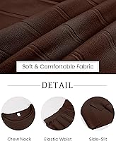 Vista 6 de Zaxqunty Conjuntos de 2 piezas para mujer, conjuntos de suéter, chaleco de punto, pantalones de cintura elástica