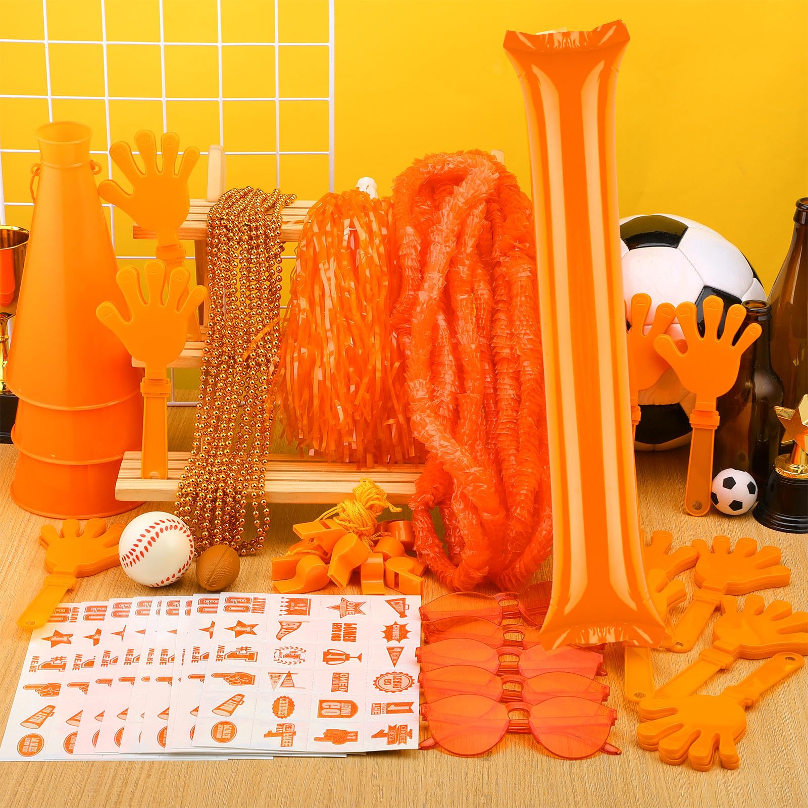 Soulchen Orange 180 Pcs Team Spirit Day Accessori per Eventi
