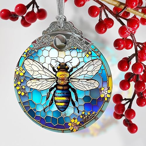 Miniatura 4 de Decoraciones navideñas de abejas  Adorno colgante de abeja de Jocidea  Árbol de Navidad de abeja  Decoración de Navidad de abeja  Regalo de Navidad