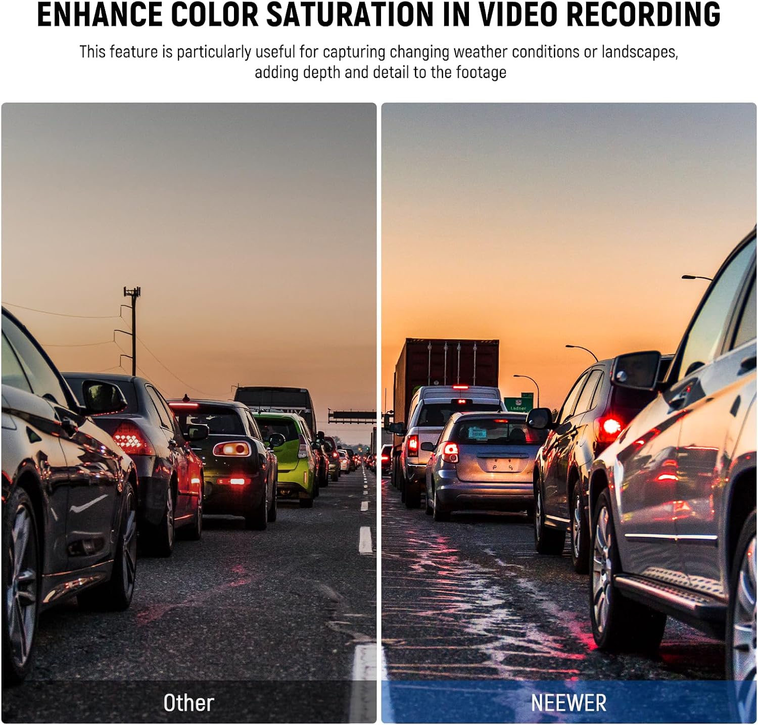 NEEWER Dashcam CPL Filter Compatible with VIOFO A229/A139/A139Pro/T130/WM1, Dash Cam Circular Polarizer Filter Accessories, Reduce Reflections & Glare/Enhance Contrast/Multi Coated HD Optical Glass