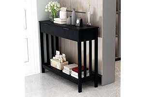 TaoHFE Modern Console Table with Drawers for Entryway