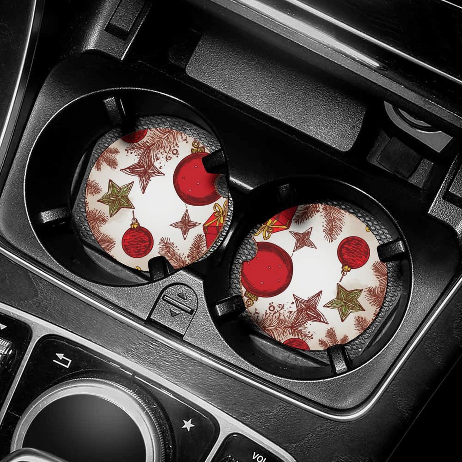 Dessous de verre voiture étanches pour éliminer les taches de boissons et porte-gobelets collants