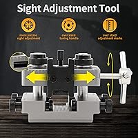 Vista 4 de Sight Pusher Tool for Handguns Heavy Duty Pistol Sight Pusher Tool Maintenance and Sight Adjustment Removal Tool Grey