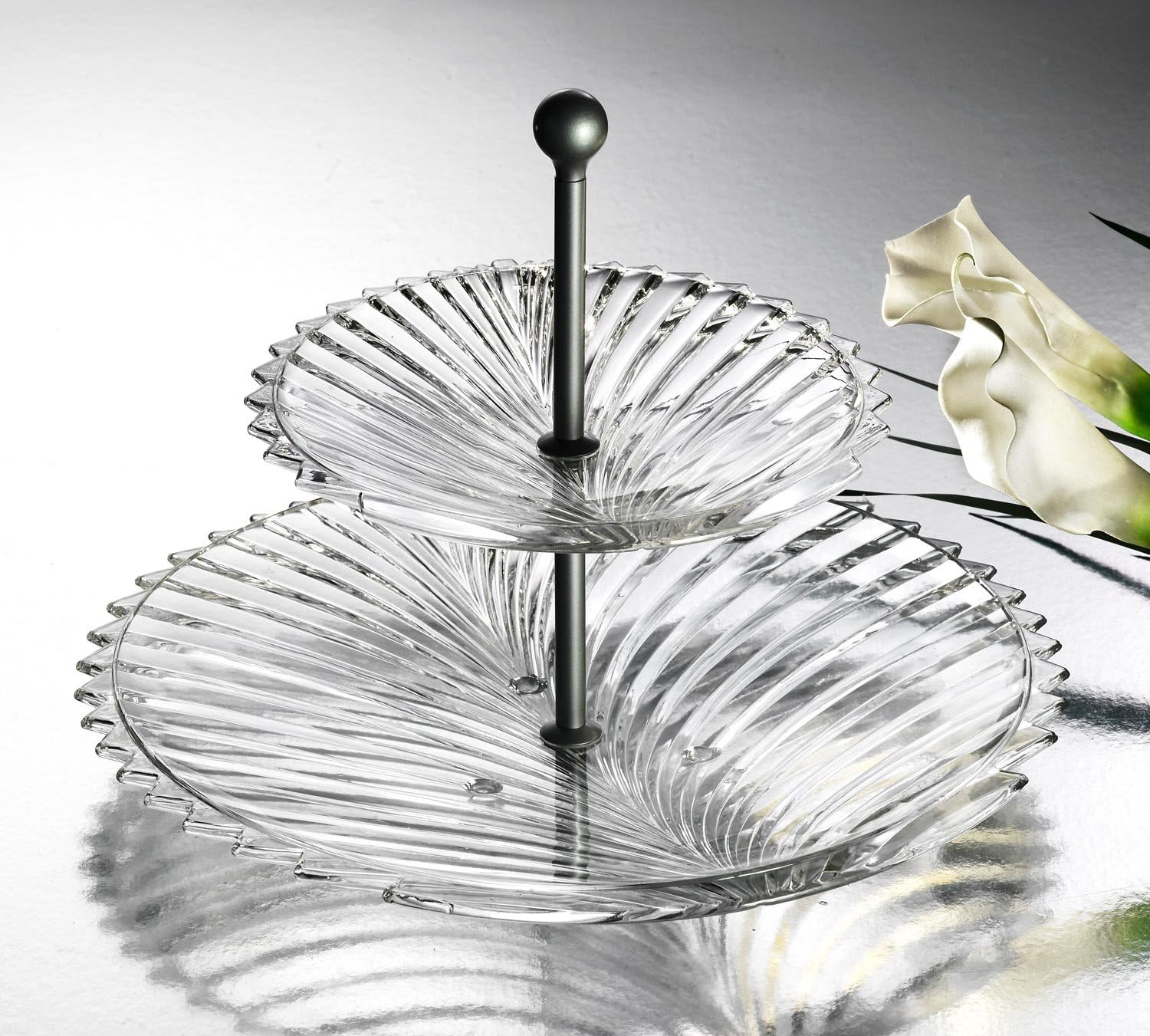 Papyrus 2 Tier Serving Tray