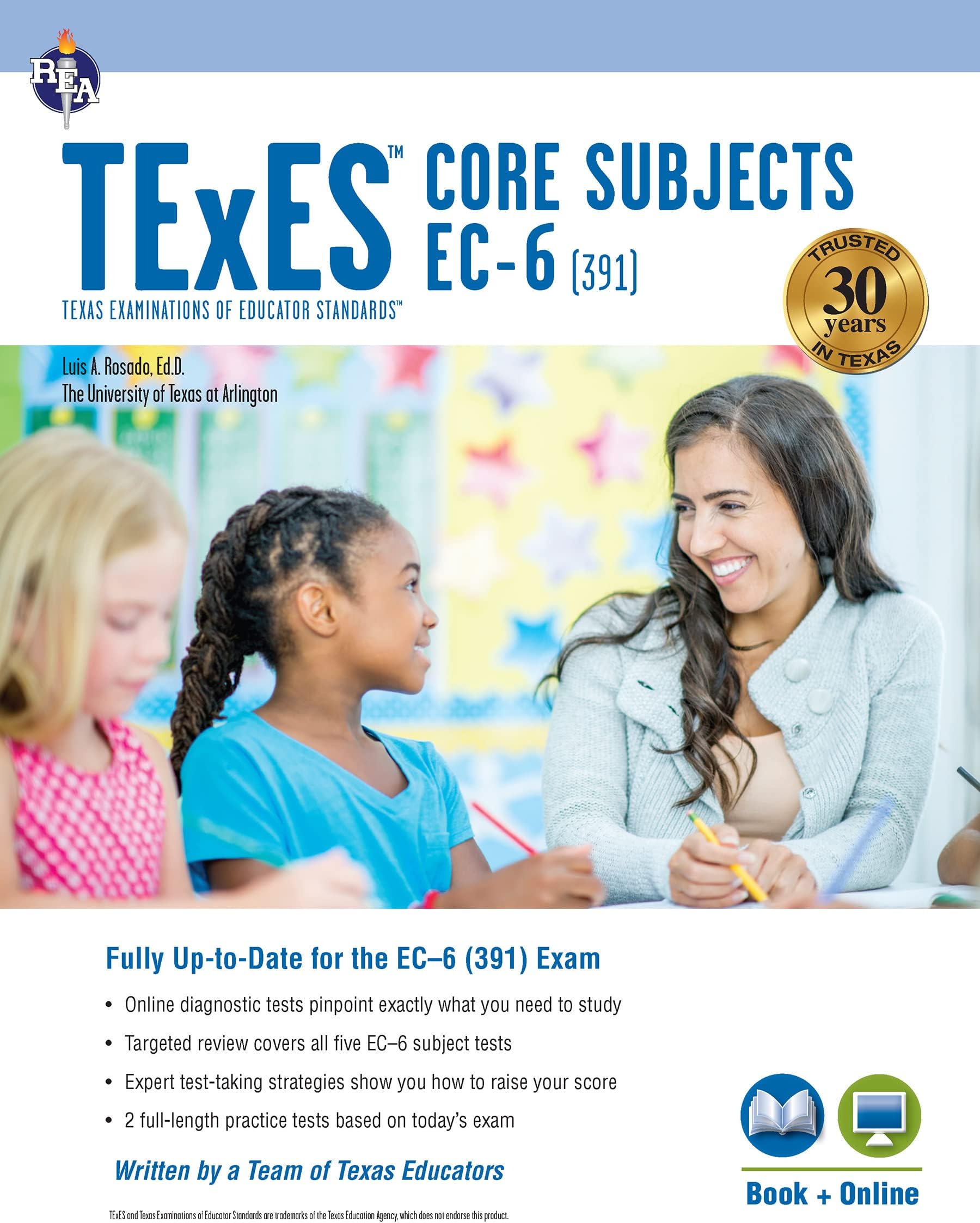 TExES Core Subjects EC-6 (391) Study Guide 2025-2026 (TExES Teacher Certification Test Prep)