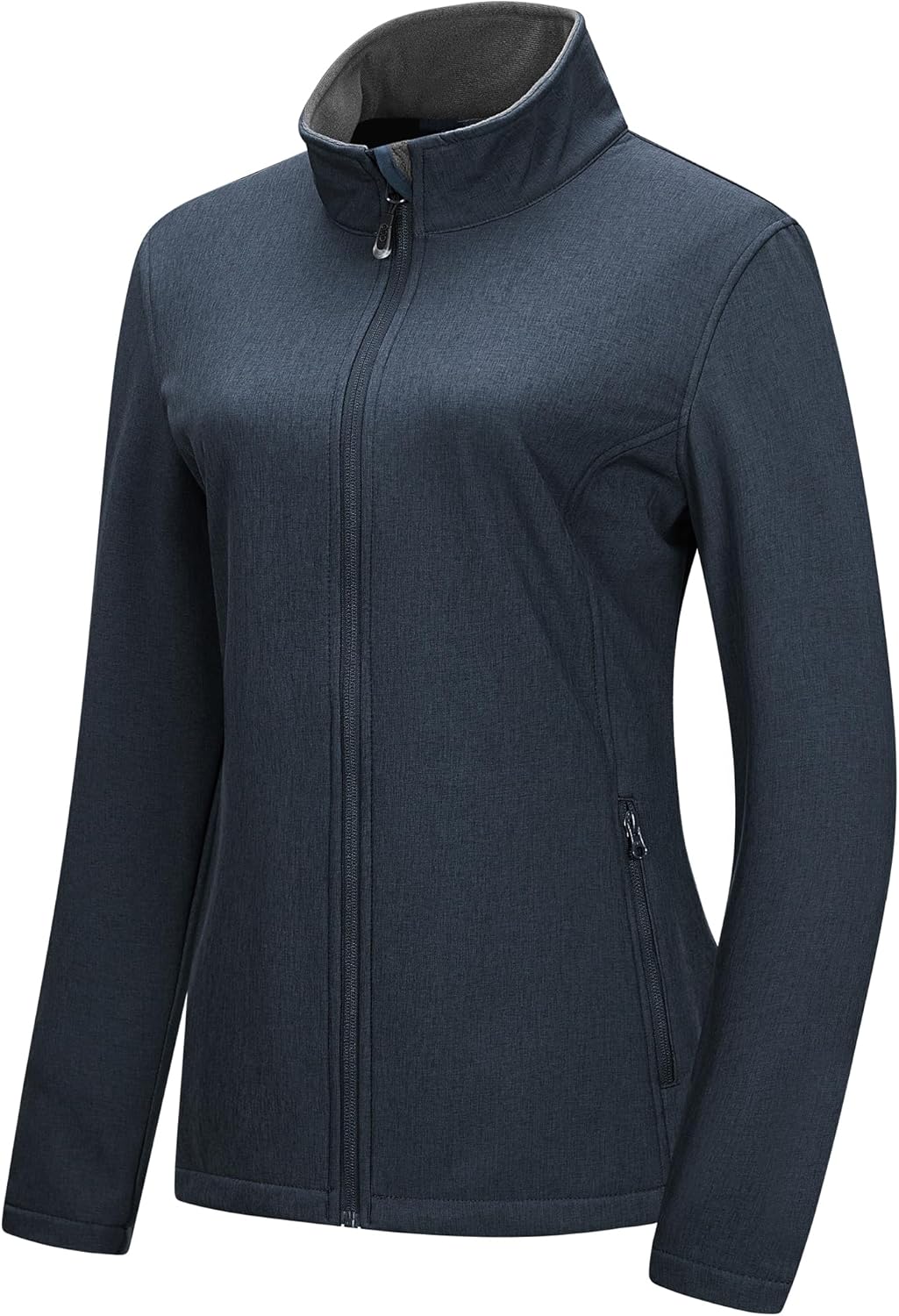 33,000ft Women's Lightweight Softshell Jacket Fleece Lined Windbreaker Waterproof Warm Jacket for Running Golf Hiking