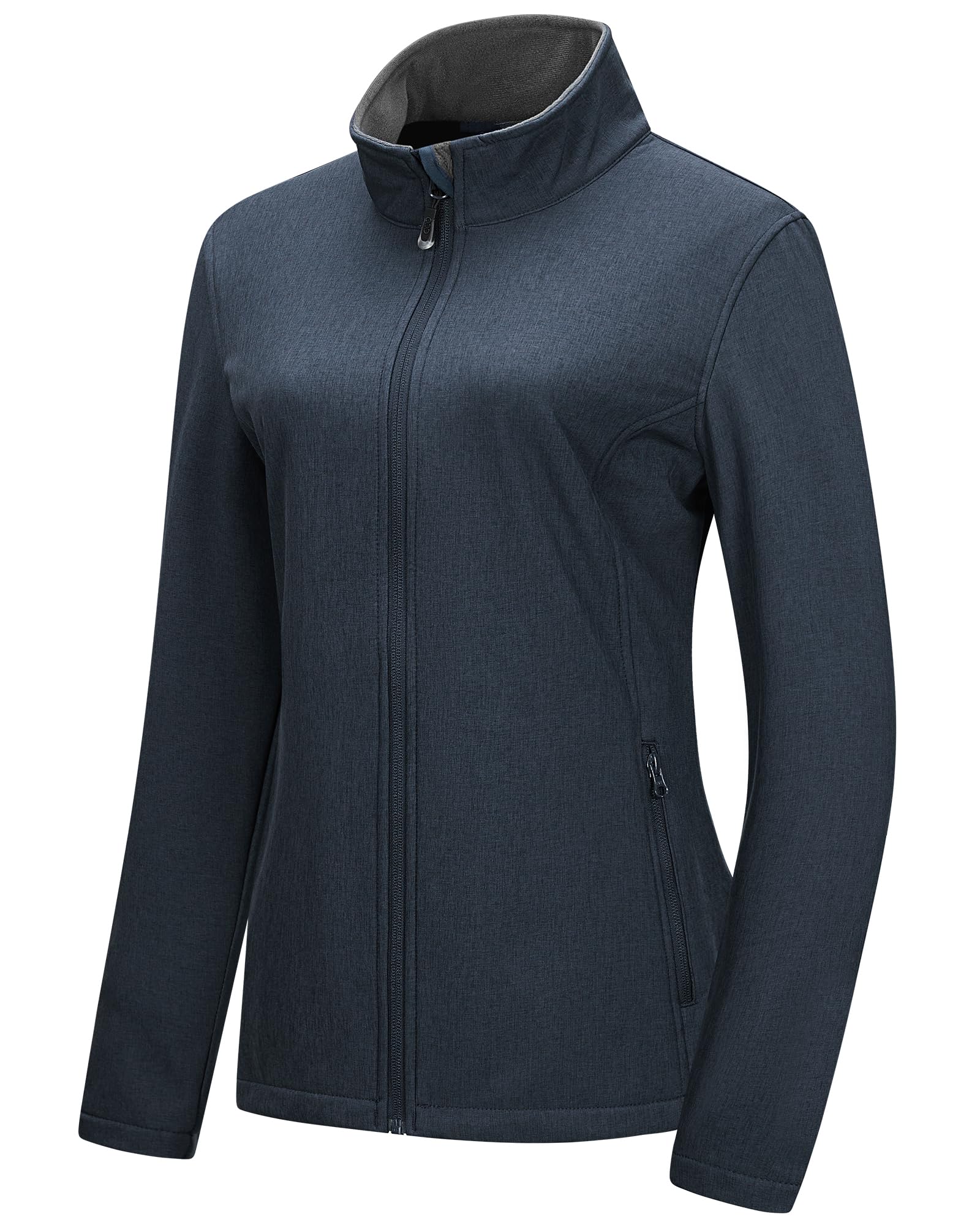33,000ft Women's Waterproof Softshell Jacket Lightweight Fleece Lined Coat