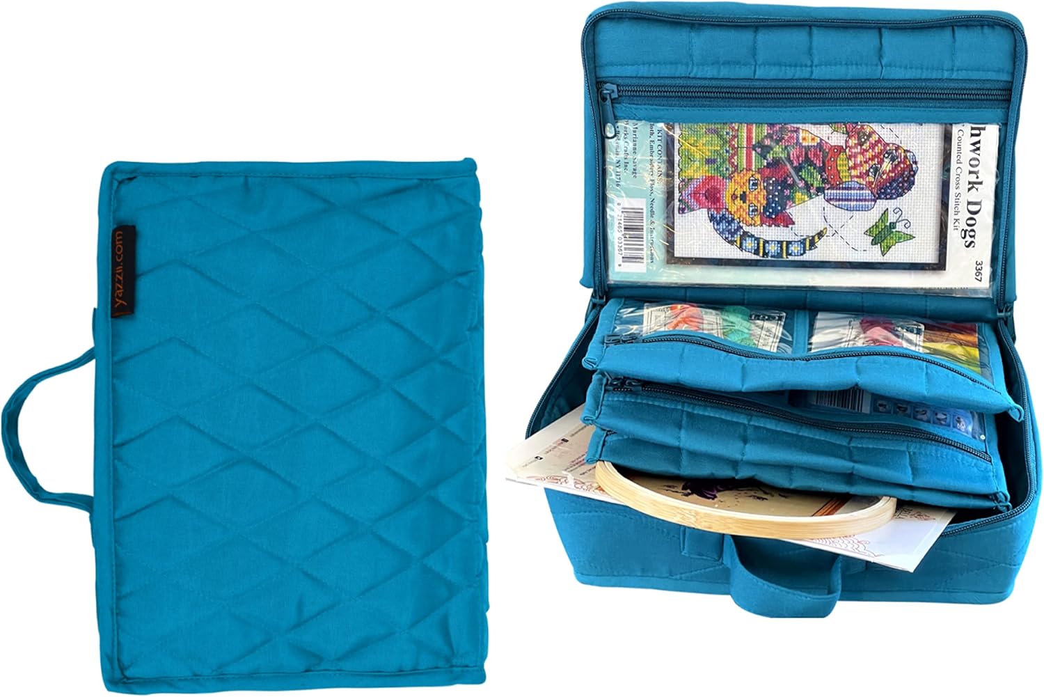 Yazzii Original Craft Organizer Tote Bag Portable Storage