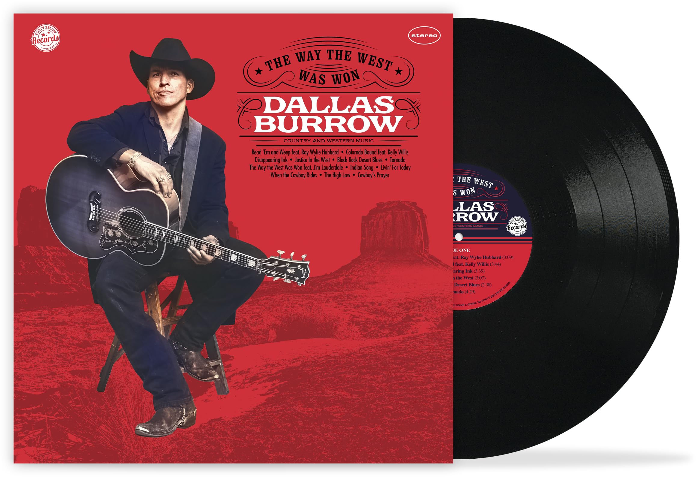 Dallas Burrow Way the West Was Won LP Vinyl FBR049LP NEW