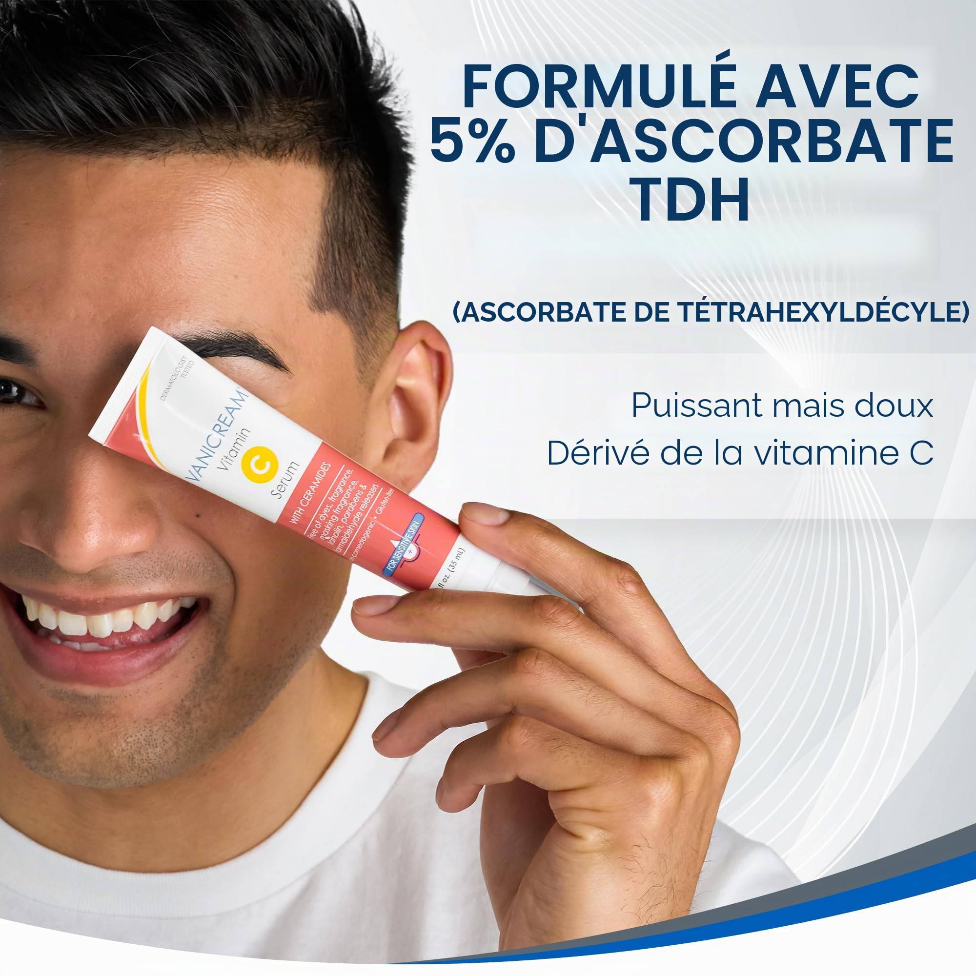 Vanicream Vitamin C Serum - Free of Dyes, parfum, masking parfum, lanolin, parabens & formaldehyde releasers - For Sensitive Skin - 1.2 Fl Oz