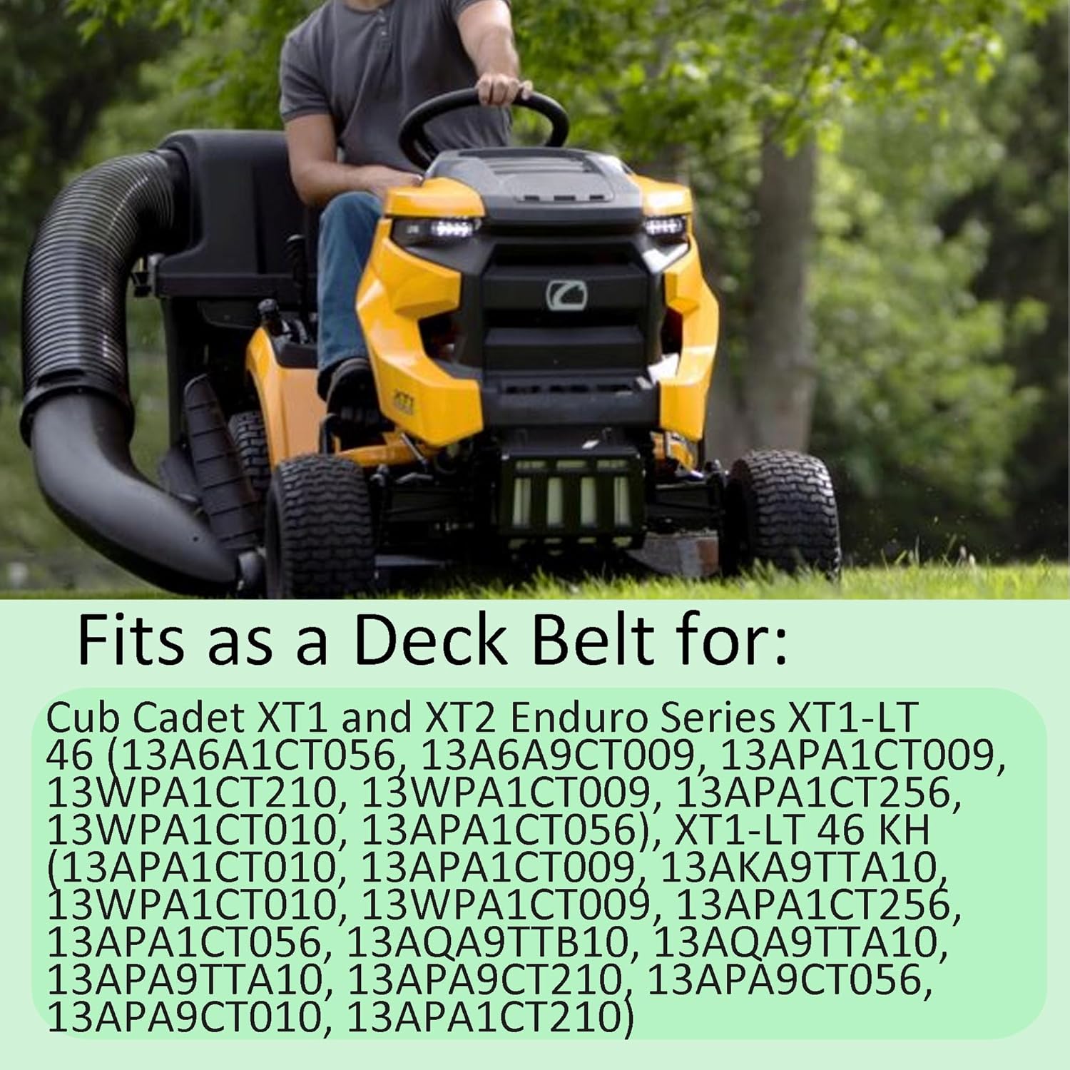 954-05022A Mower Deck Belt for Cub Cadet XT1 LT46 XT2 Replacement -1/2" x 108" Aramid Cord Drive Belt 954-05022 for Craftsman T240 MTD Troy Bilt CMXGZAM501063 490-501-C063 490-501-M063