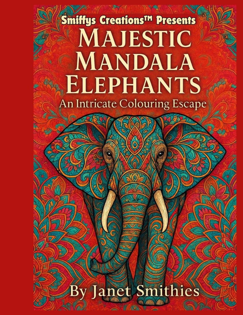 Majestic Mandala Elephants: An Intricate Colouring Escape