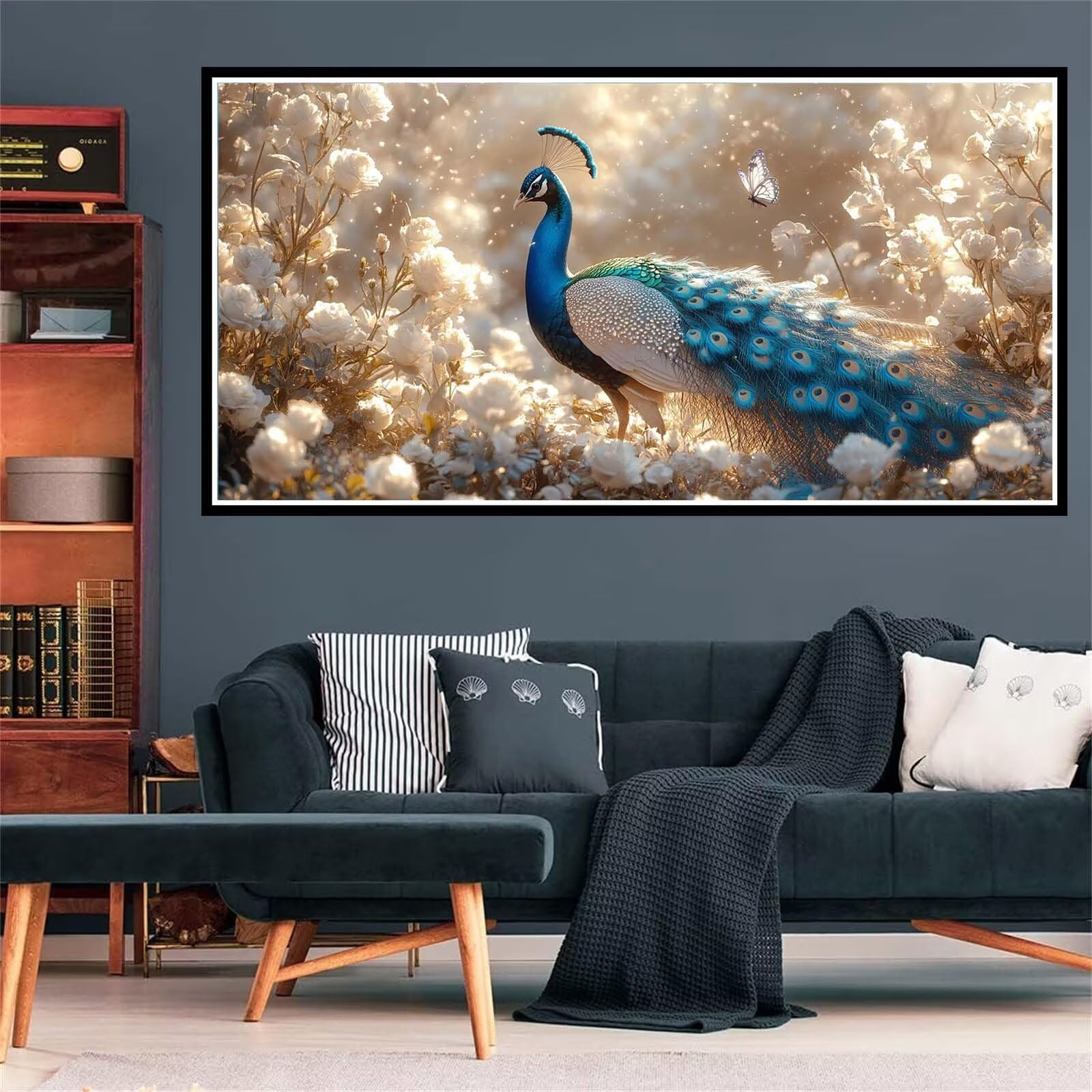 Amazon.com: 5D Diamond Painting Kits for Adults Beginners, Peacock